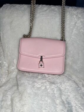 kate spade Pink Leather Chain Strap Crossbody
